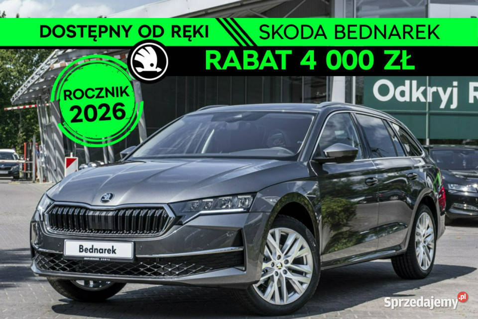koda Octavia Combi Selection 20 TDI 115 Dostępna światła przeciwmgielne Łódź