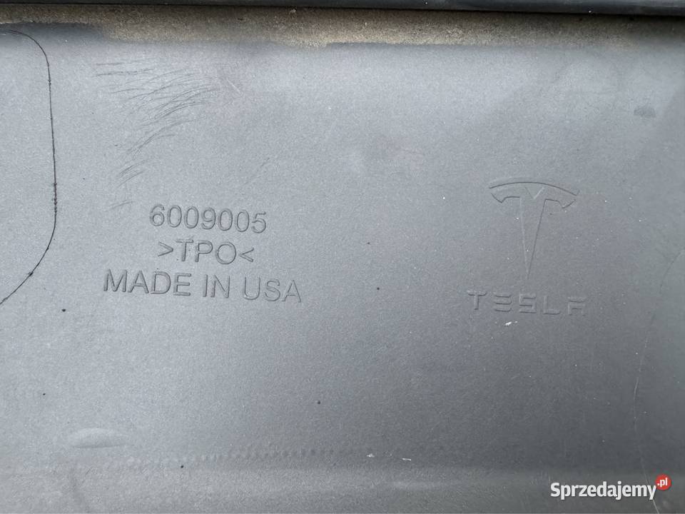 Spoiler dyfuzor zderzaka tył tesla S 13 chrom wielkopolskie Międzychód