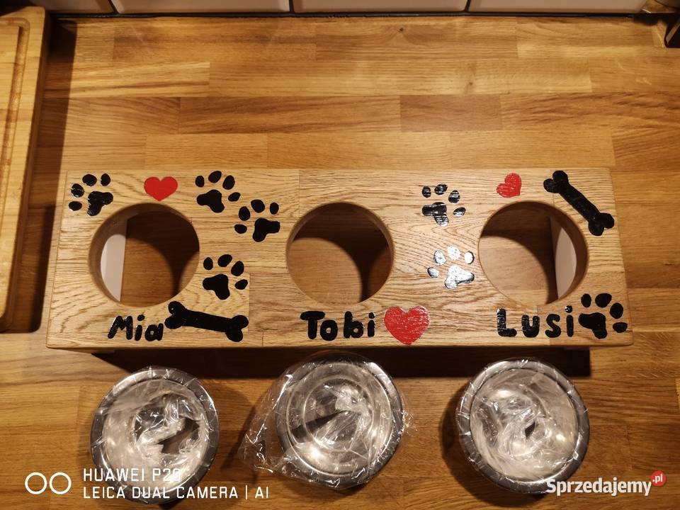 Stojaczek na miski psa kota Wejherowo sprzedam