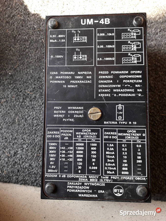 Miernik uniwersalny UM4B Warszawa