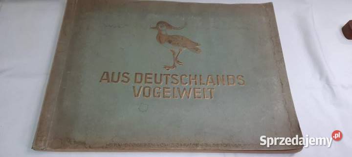 album z kolekcją ptaków z niemieckiego świata Warszawa