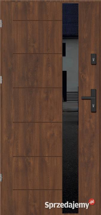 Drzwi zewnętrzne THERMO DIAMOND LUMINA 1 NERO Drzwi zewnętrzne Częstochowa