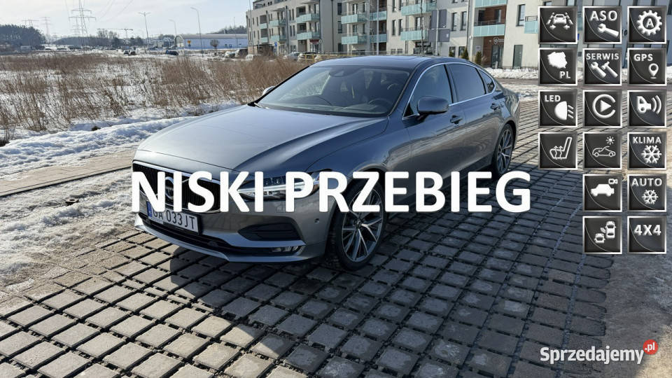Volvo S90 Zadbany stan idealny long Momentum przyciemniane szyby Banino