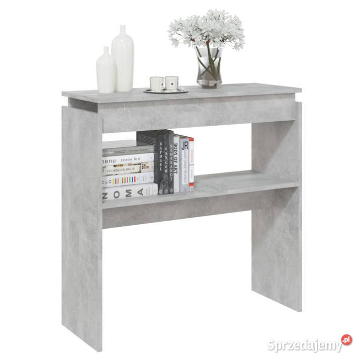 Stolik konsolowy szarość betonu 80x30x80 Warszawa