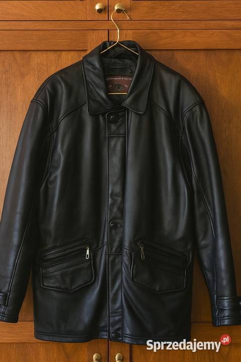 Kurtka męska skórzana Andrew Marc 50 L Wiosenna/Jesienna  Wrocław