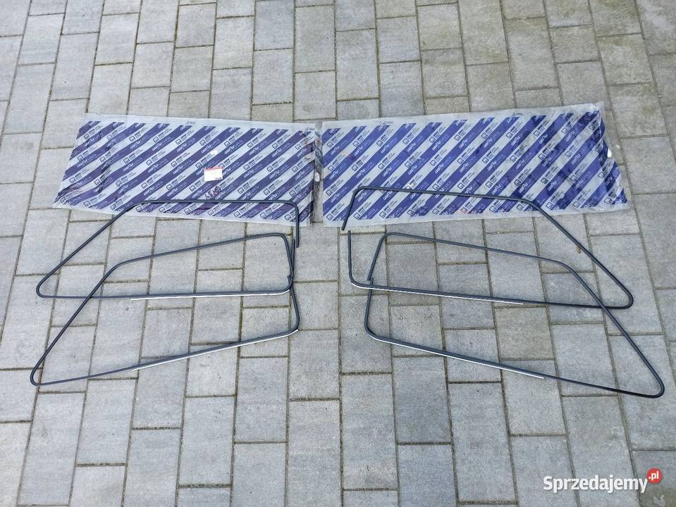 Aluminiowe ramki drzwi czarne oryginalne Fiat osobowe Poznań
