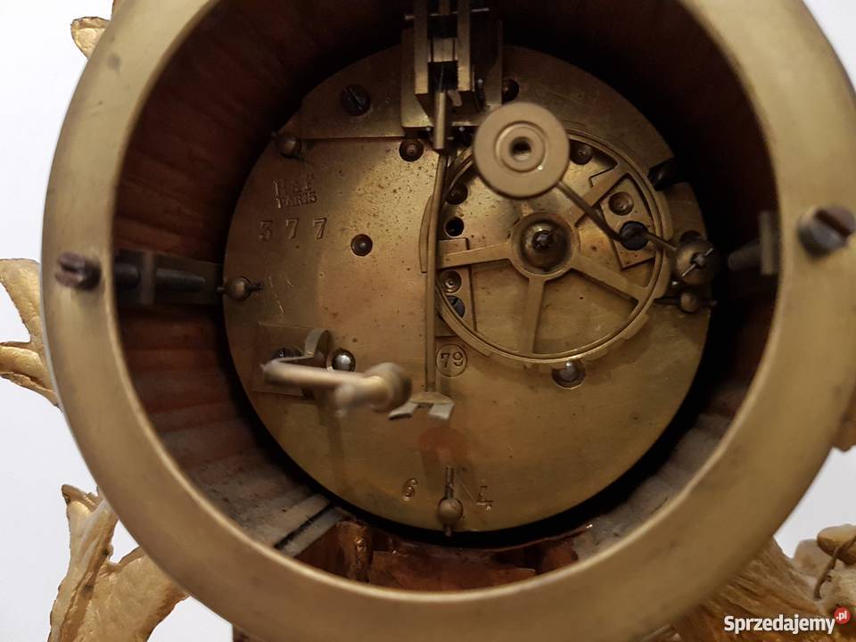 Zegary kominkowe Francja Okazja Antyki świętokrzyskie Słupia sprzedam