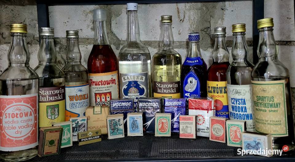 Butelki Kolekcjonerskie Retro PRL mazowieckie Siedlce sprzedam