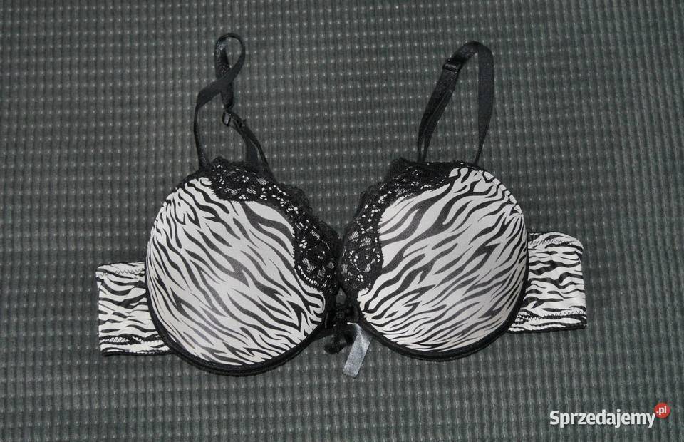 La Senza śliczny biustonosz zebra 75 B Push-up