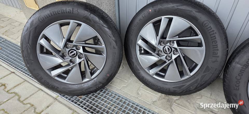 Oryginalne koła Nissan Qashqai R17Opony letnie Koła