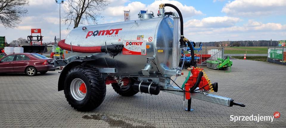 Wóz asenizacyjny Pomot Beczkowóz 6700L Meprozet nieuszkodzony Beczkowozy Zdany