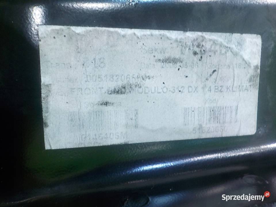 FIAT 500 14 B 08r HB 3D pas przedni Suków