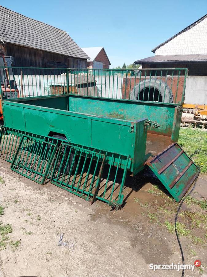 Klatka przyczepa do przewozu zwierząt Potok Wielki sprzedam