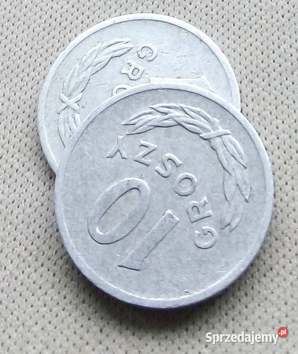 POLSKA10 GROSZY1971 r zzmAL2 SZTUKI mazowieckie
