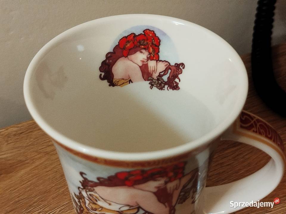 Kubek do kawy Alfons Mucha Pozostałe Szczecin sprzedam