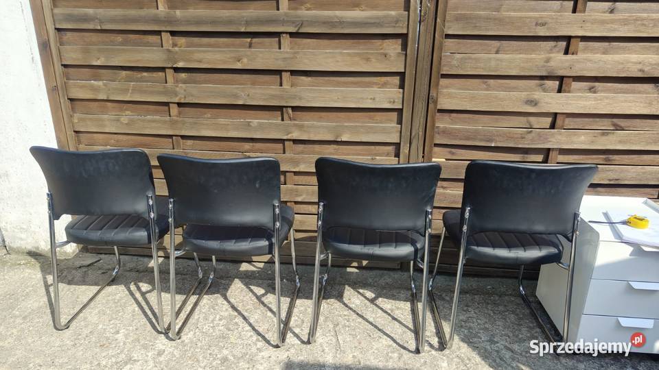 4 x krzesło konferencyjne Rapid czarne komplet Krzesła mazowieckie Warszawa