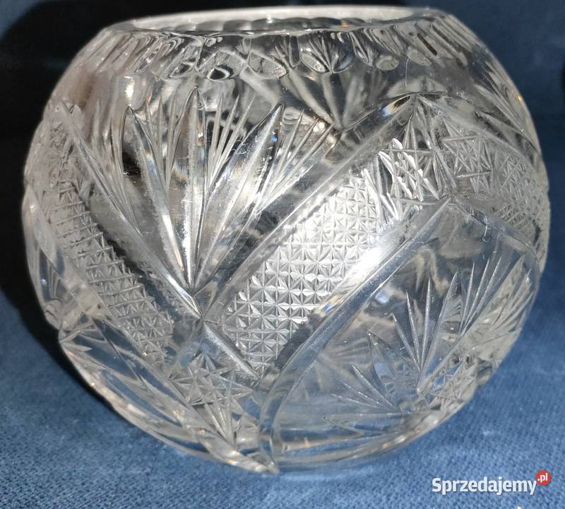 Zestaw szkła kryształowego misa popielniczka Bielsko-Biała