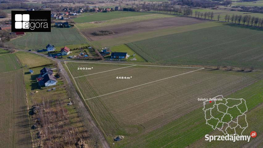 sprzedaży gruntu Gołańcz Pomorska 1734m2 Grunty i działki zachodniopomorskie