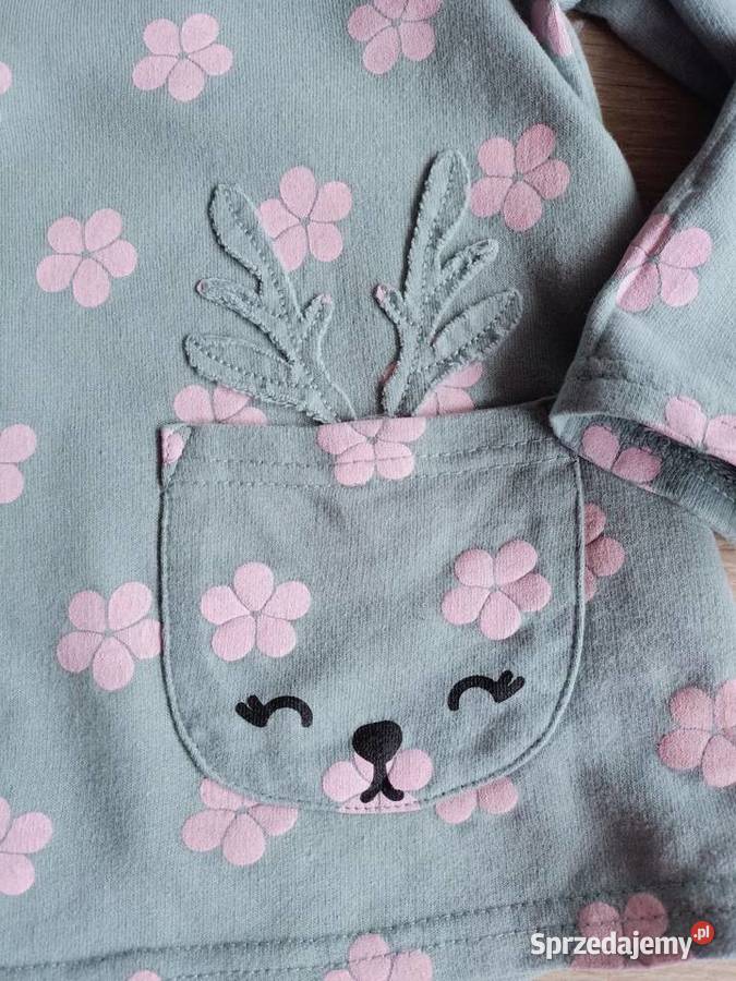 Bluzka dziecięca z kieszonką w kwiatki 98 Płock sprzedam