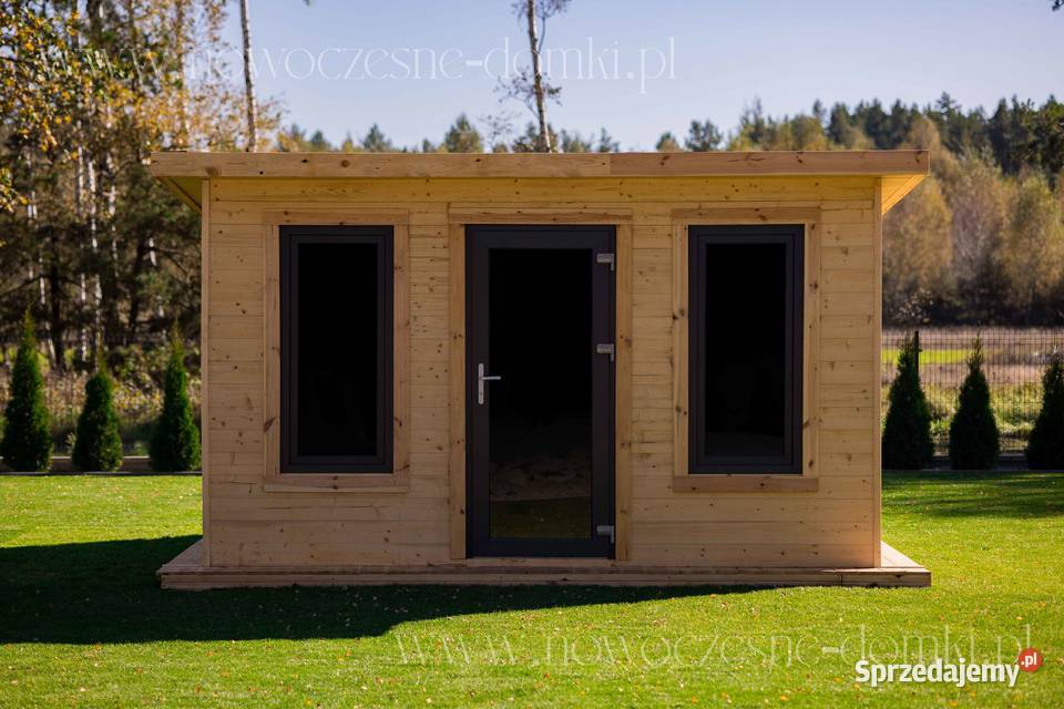 Drewniany domek na działkę ogród Lugo 2A 4m x 4m Domki narzędziowe łódzkie Łódź