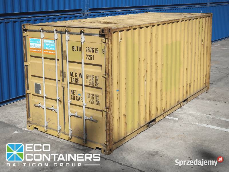 Kontener morskimagazyn 20DC używany Magazynowanie