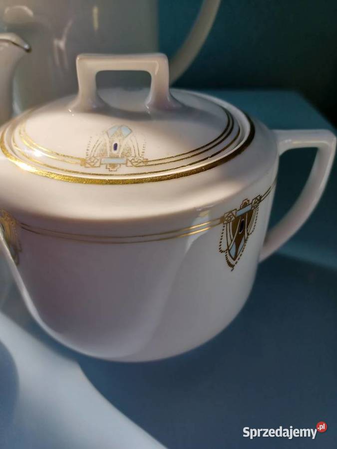 Zestaw porcelany Art Deco Porcelana i szkło Łódź sprzedam