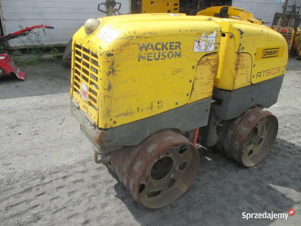 Walec okołkowany zdalnie sterowany Wacker Neuson Pleszew
