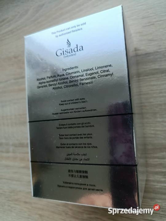 Perfumy męskie Gisada Titanium elegancki podlaskie Białystok sprzedam