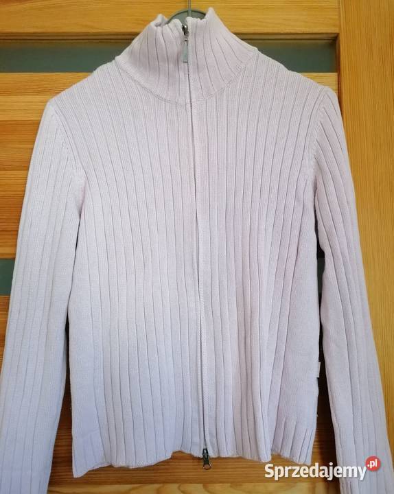 Sweter damski golf rozpinany CECIL pudrowy róż Rozmiar 40(L) Łódź