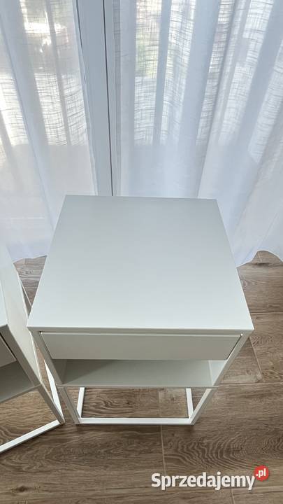 Stoliki nocne IKEA VIKHAMMER białe Bydgoszcz