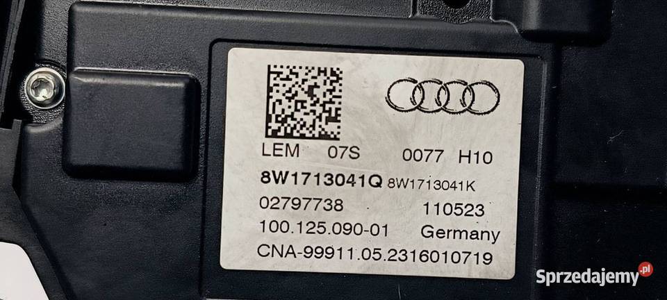 DŹWIGNIA ZMIANY BIEGÓW AUDI A4 B9 QUATTRO Lipno
