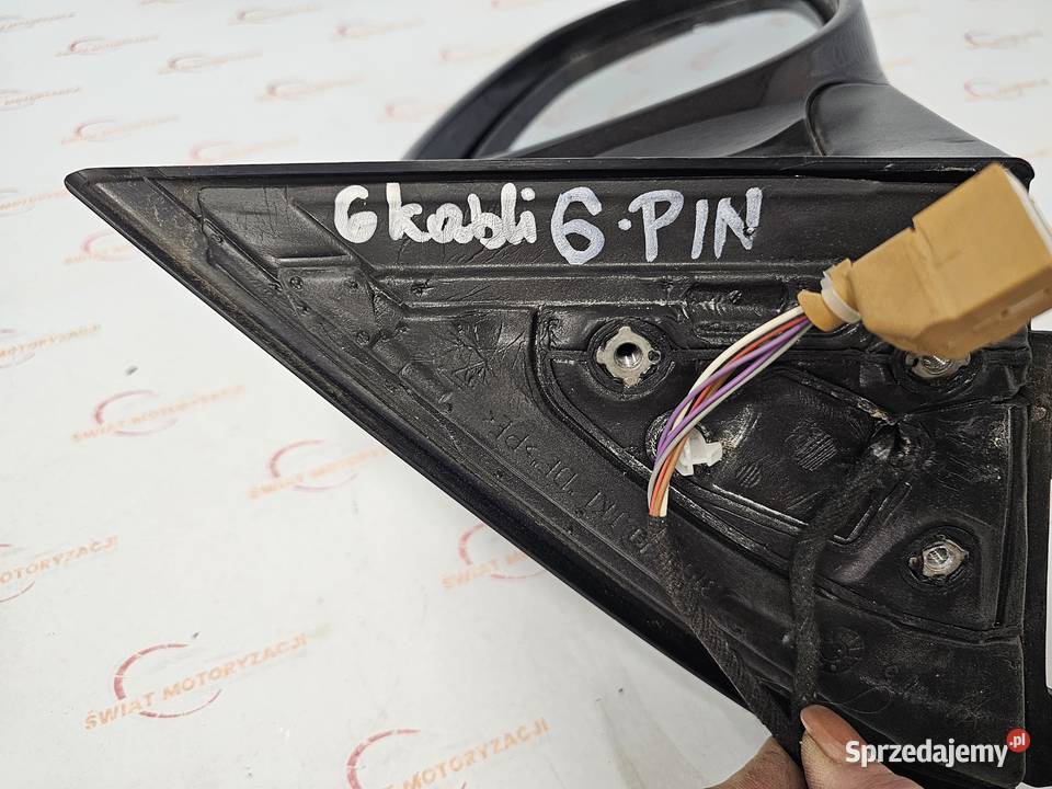 CAYENNE I 7L5 12r lusterko prawe 6pin czarne Kielce