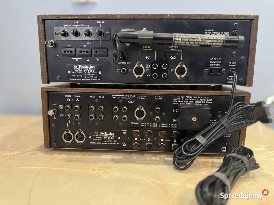 Technics SU3000 and ST3000 podlaskie Łapy sprzedam