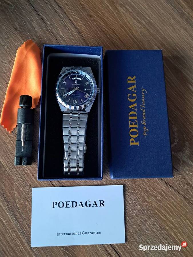 nowy męski zegarek poedagar 675 brak paragonu