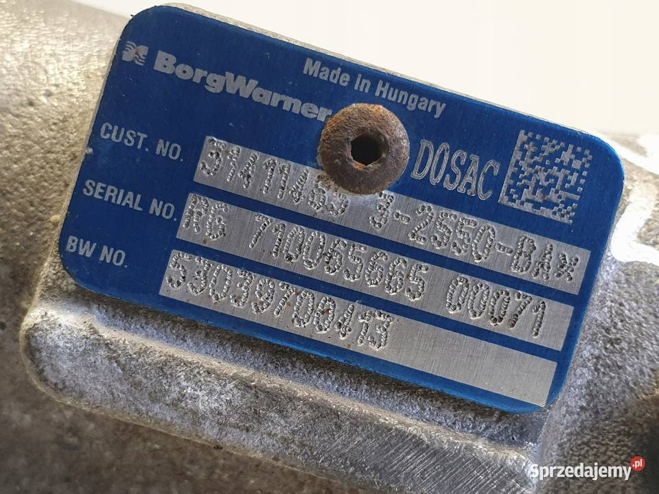TURBOSPRĘŻARKA Volvo V60 20 T 31411485 Turbosprężarki lubelskie