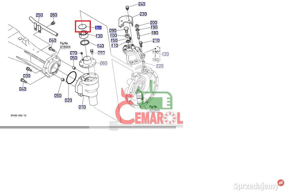 Podkładka oś m110135gxm95gx Kobylnica