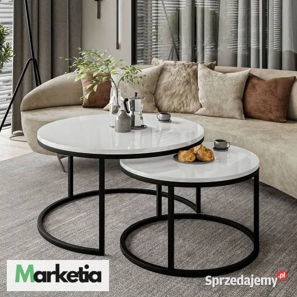 Fabrycznie Nowy Stolik KAWOWY loft okrągłe Łódź