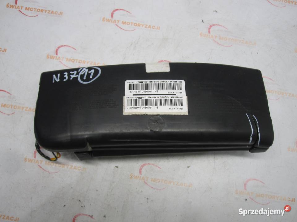 CITROEN DS3 11r AIRBAG poduszka fotela prawa osobowe