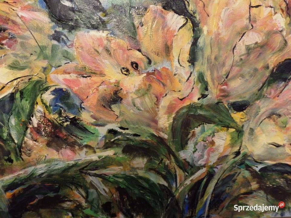 Obraz olejny SZUM MYŚLIFREZJE małopolskie Rabka-Zdrój