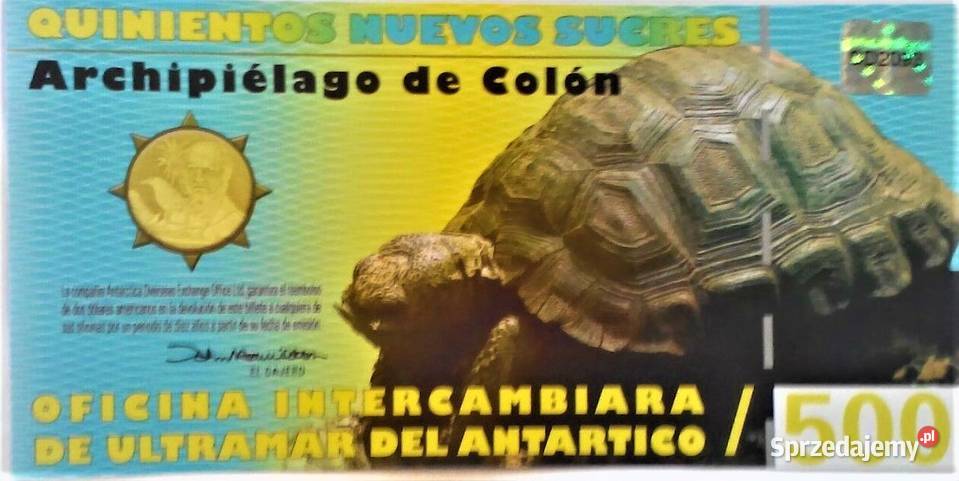 GALAPAGOS 2009 UNC polimer WYSYŁKA Człuchów sprzedam