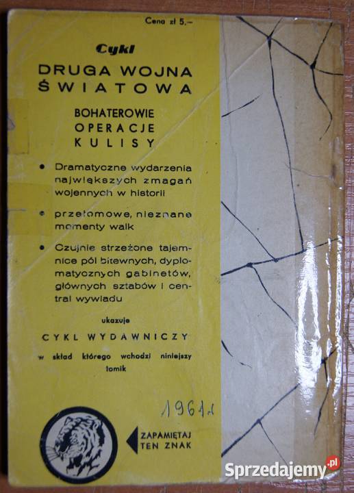 Żółty Tygrys pięć dwunasta 1961