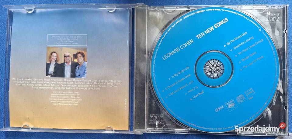 Leonard Cohen Ten songs CD 1 płyta Kraków