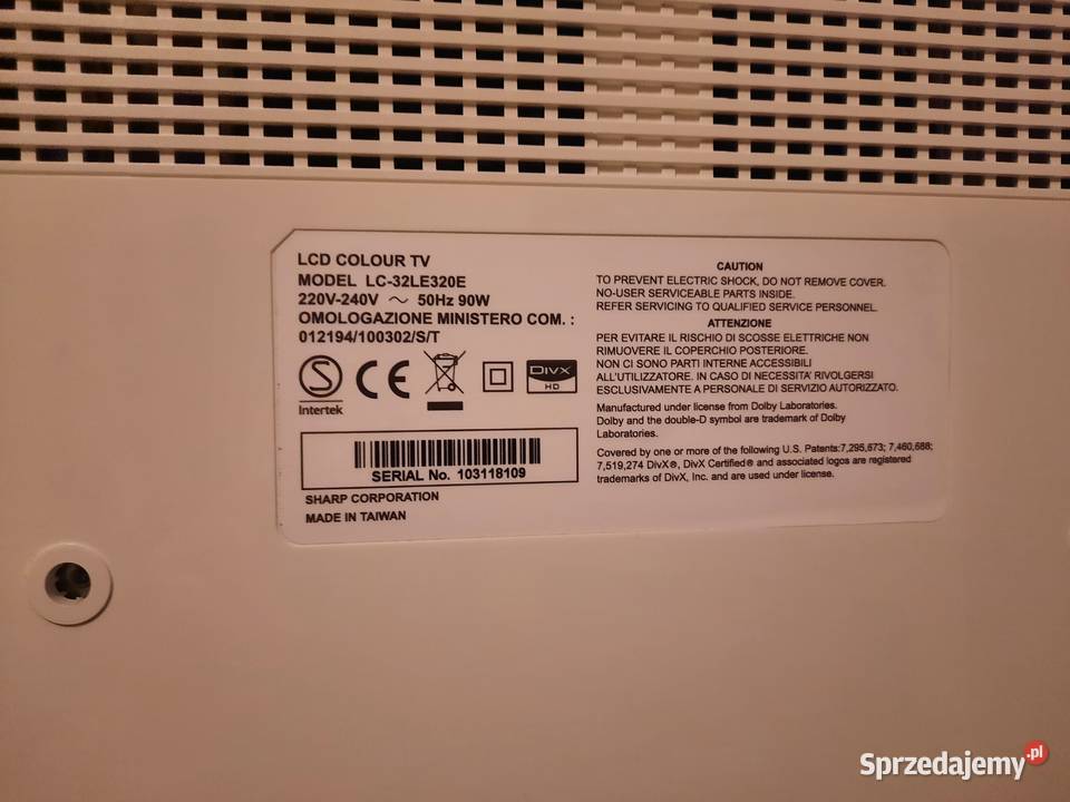 TV Sharp AQUOS 32 Telewizory Włocławek