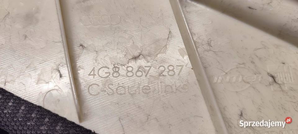 AUDI A7 4G OSŁONA SŁUPKA LEWA 4G8867287