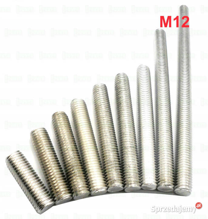 M12X80 ALUMINIOWY PRĘT GWINTOWANY DIN 975 Warszawa sprzedam
