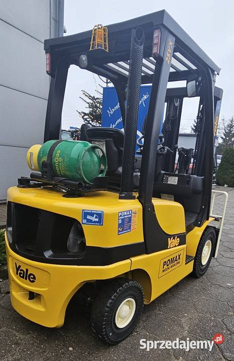 Wózek widłowy YALE GLP25VX LPG 25 T 2014r Yale Oborniki sprzedam
