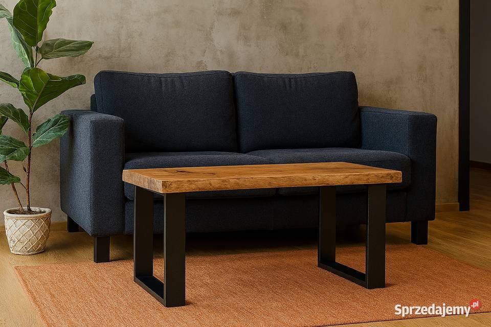Stolik Kawowy Dębowy LOFT Ława 100 Lite Drewno Toruń sprzedam