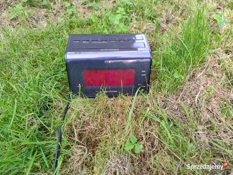 SPRAWNE Tevion RW 221 radio niemieckie budzik