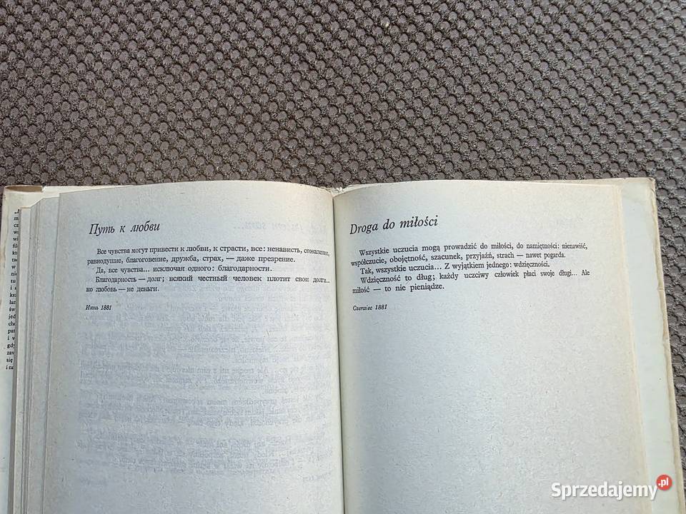 Iwan Turgieniew Poezje prozą wydanie dwujęzyczne Kraków