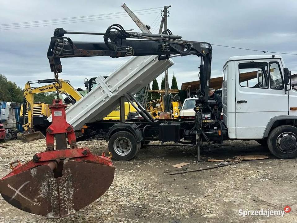 Wywrotka MERCEDES Vario HDS HIAB 055 Duo Łyżka z małopolskie Tymowa